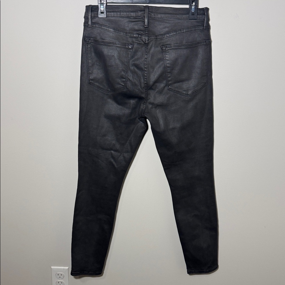 FRAME Denim Le High Skinny Jean in Stone Coated - 31 - Picture 5 of 6